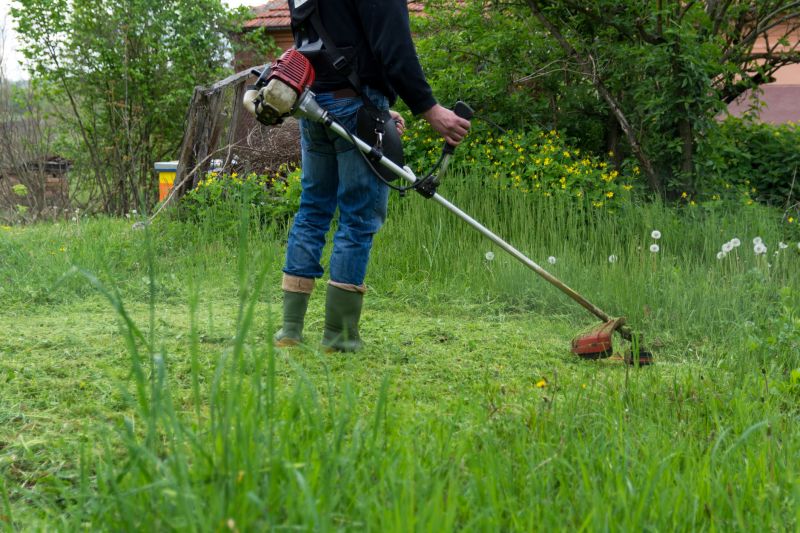 Spring Grass Trimming